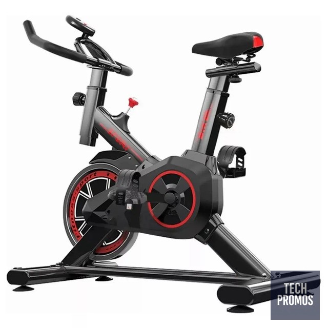 Bicicleta Ergométrica Profissional Spinning X11 Em Aço Carbono Suporta Até 120kg - 4fitness Preto