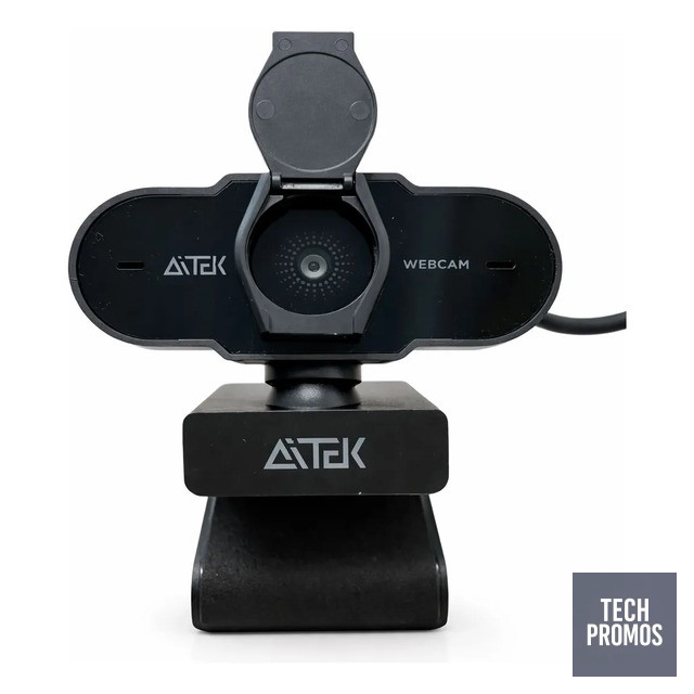 Webcam 1080p 2mp Full Hd Alta Resolução Com Microfone Usb Preto