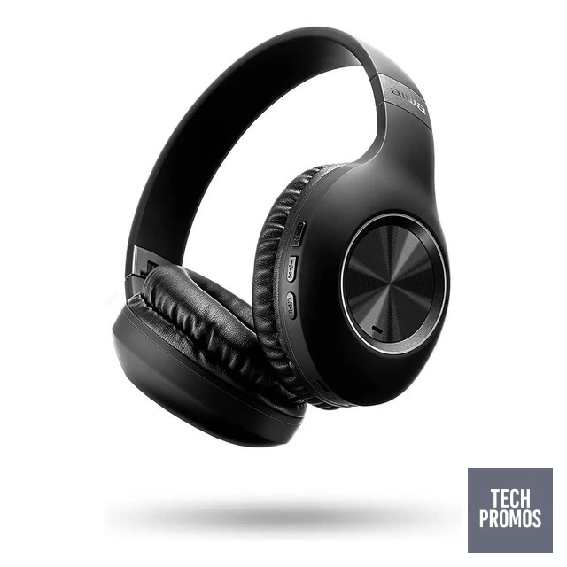 Fone de Ouvido Headphone AIWA HP-02-B Bluetooth ANC Alta Definição