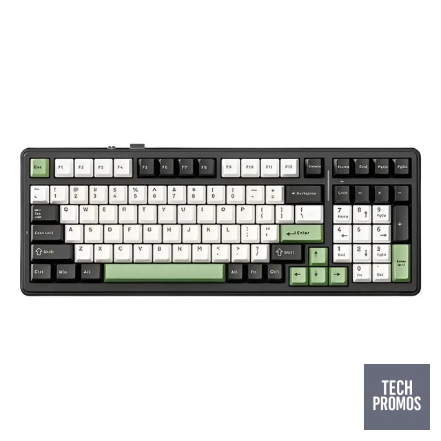 Teclado Mecânico Aula F99 Bluetooth 5.0/2.4ghz Hot Swap Cor De Teclado Preto Idioma Inglês Internacional