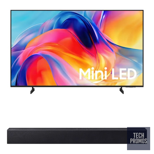 Samsung Smart Tv 50 Mini Led 4k M75h + Soundbar Hw-b400f
