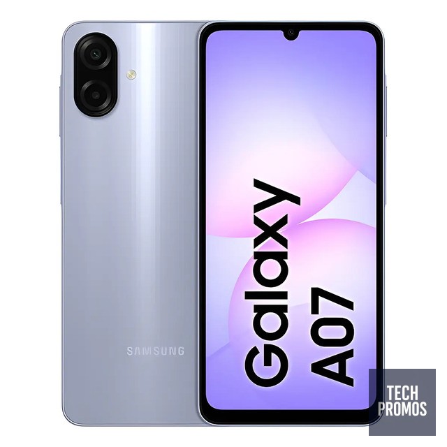 Celular Samsung Galaxy A07 256gb, 8gb, Câmera 50mp, Tela 6.7 , Proteção Ip54, Processador 6nm - Violeta